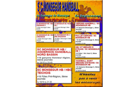 Week end du 19/20 octobre