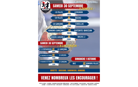 WEEK DU 30 SEPTEMBRE