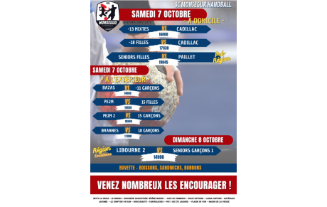 Week end du 7-8 Octobre